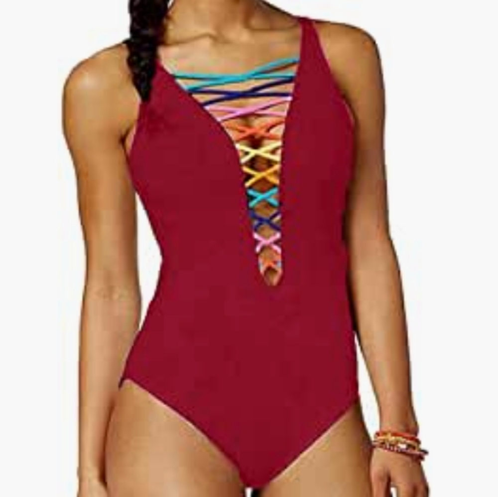 Rainbow swimsuit